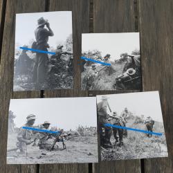 4 PHOTOS ECPA GUERRE D'INDOCHINE, COMBAT(15)