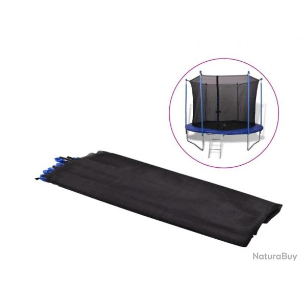 Filet de scurit noir en polythylne pour trampoline rond 3,66 m - Protection enfants t