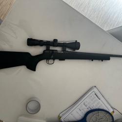 CZ457 synthétique + lunette air force optics 3-9X40 + étui