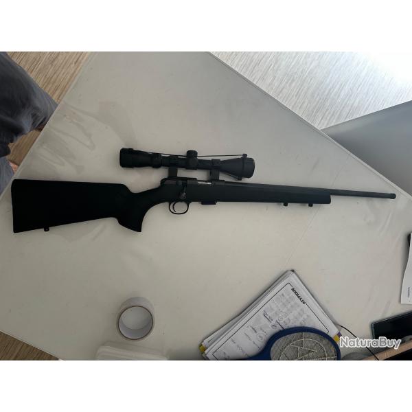 CZ457 synthtique + lunette air force optics 3-9X40 + tui