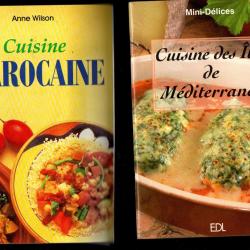 cuisine indonésienne, marocaine, mediterranée, pates et riz, l'heure du café 8 livres de cuisine