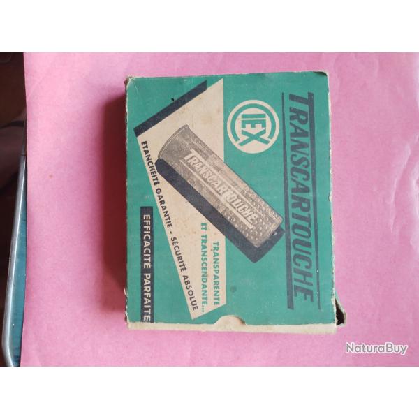 original vielle boite cal 12 TRANSCARTOUCHE CIEX POUR COLLECTION