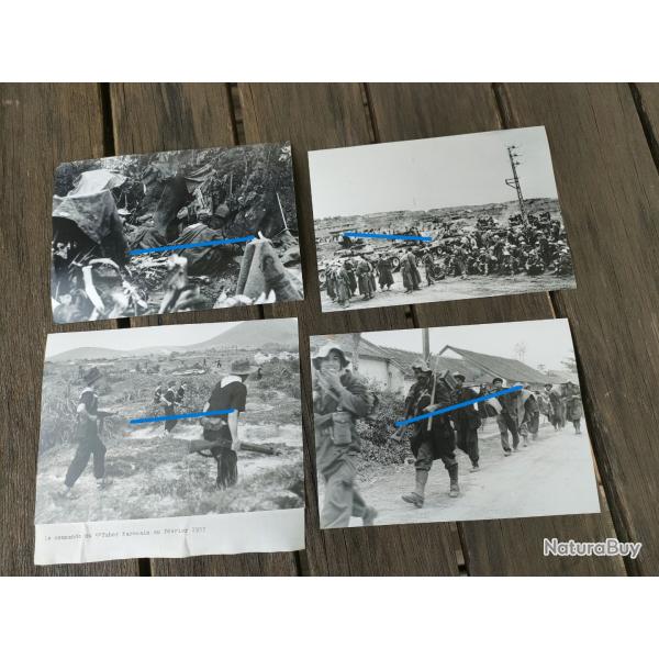 4 PHOTOS ECPA GUERRE D'INDOCHINE TABORS (41)