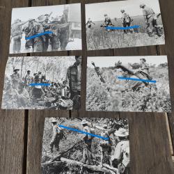5 PHOTOS ECPA GUERRE D'INDOCHINE COMBAT (38)