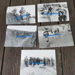 5 PHOTOS ECPA GUERRE D'INDOCHINE TIRAILLEURS MAROCAINS RTM (39)