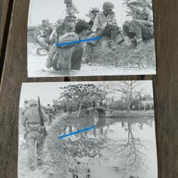 2 PHOTOS ECPA GUERRE D'INDOCHINE BRETAGNE RTA (40)