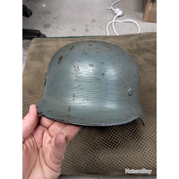 Vends casque allemand ww2 original, camouflage shipboard Marine