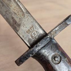 Rare baïonnette winchester 1917 pour trench gun Winchester 1897 !!! Ww1