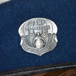 BERET AMERICAIN PARACHUTISTE USAF- AMERICAN USAF PARARESCUE BERET- BANCROFT