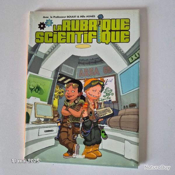la rubrique scientifique , tome 2, ditions glnat, avec le professeur Boulet et Agnes