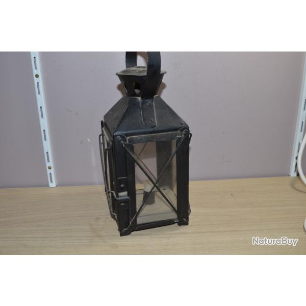 Lanterne Ancienne Militaire Vlo  / moto vhicule ancien 1930 /1945 Dco SNCF cheminot WW1  (24)