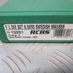 jeu d'outils RCBS en 6.5x55 Suèdois