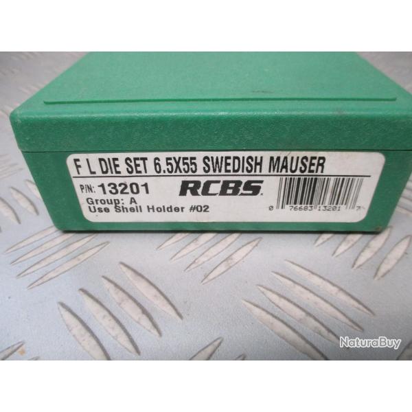 jeu d'outils RCBS en 6.5x55 Sudois