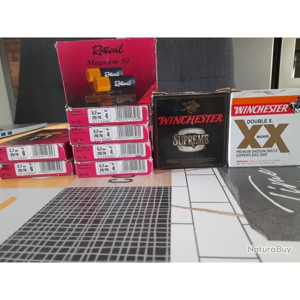Lot de 120 cartouches Magnum de qualit