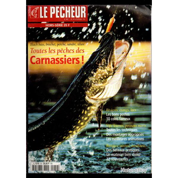 le pcheur de france hors srie 50 toutes les pches des carnassiers