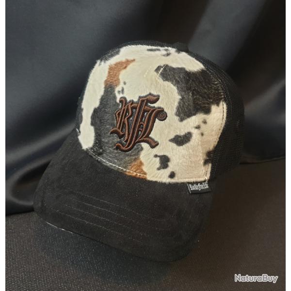 Rock'n Free Life Casquette RFL Peau de vache Redneck Chasseur Trappeur