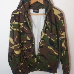 Kombat.UK Sweat Capuche Zippé Camouflage Anglais DPM Taille M Neuf