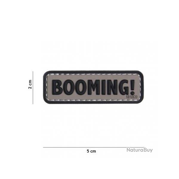 Patch 3D PVC Booming ! (101 Inc) Wolf Grey