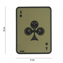Patch 3D PVC Carte AS de Trefle (101 Inc) OD