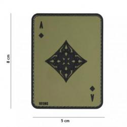 Patch 3D PVC Carte AS de Carreau (101 Inc) OD