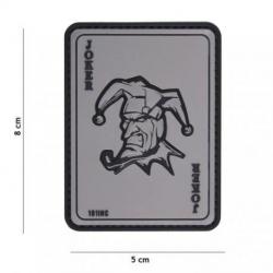 Patch 3D PVC Carte Joker (101 Inc) Wolf Grey