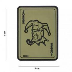 Patch 3D PVC Carte Joker (101 Inc) OD