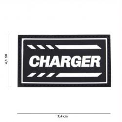 Patch 3D PVC Charger (101 Inc) Noir