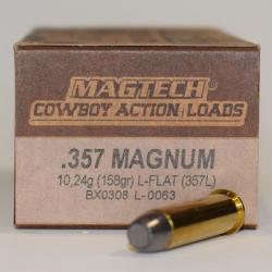 Boite 50cartouches Magtech Cowboy, cal 357 Magnum, 158 grains LFN
