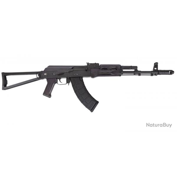 Carabine PSA AK-103 Premium Forged Classic Triangle Side Folding Rifle with Cleaning Rod, Black Sati