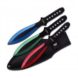 Couteau de Lancer Perfect Point PP-114-3SB - Rainbow