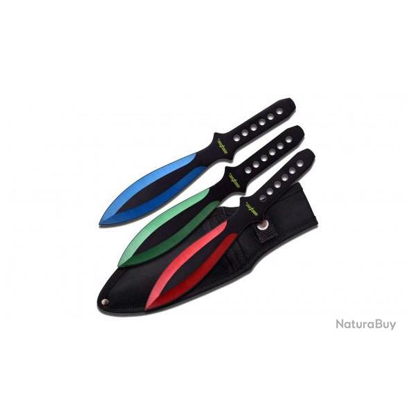 Couteau de Lancer Perfect Point PP-114-3SB - Rainbow