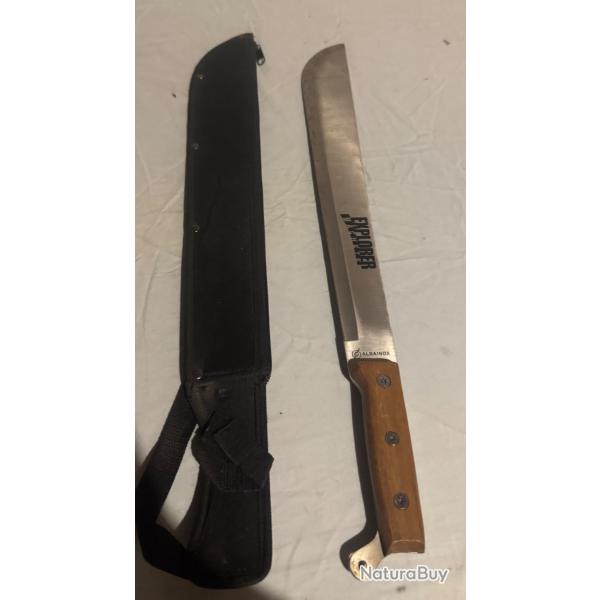 Machette Explorer Albainox 55cm avec tui