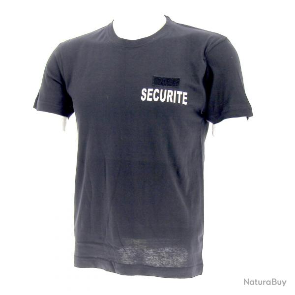T shirt noir SCURIT PRIVE AMZ