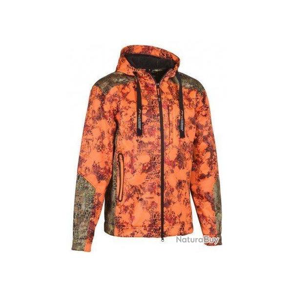 Blouson de chasse Wolf enfant Camo snake orange Verney Carron-12 ans