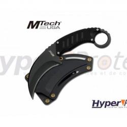 Karambit lame fixe Mtech USA avec étui rigide