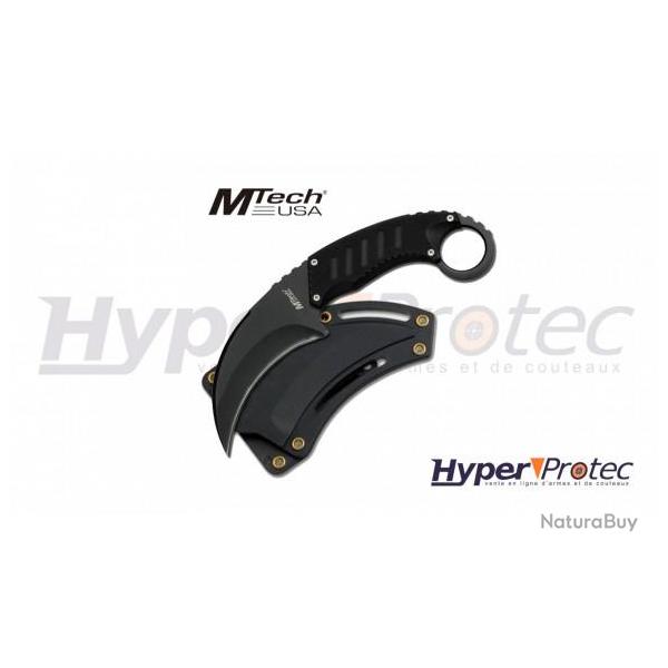 Karambit lame fixe Mtech USA avec tui rigide