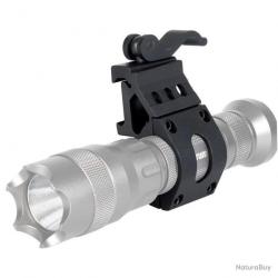 MONTAGE TACTIQUE DÉPORTÉ SUR RAIL PICATINNY/WEAVER POUR LAMPE TORCHE SYSTÈME QD - LIVRAISON GRAUITE