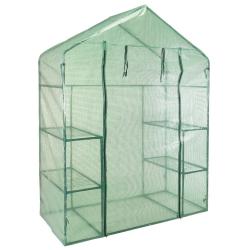 Serre de jardin 4 étagères 143 x 73 x 195 cm