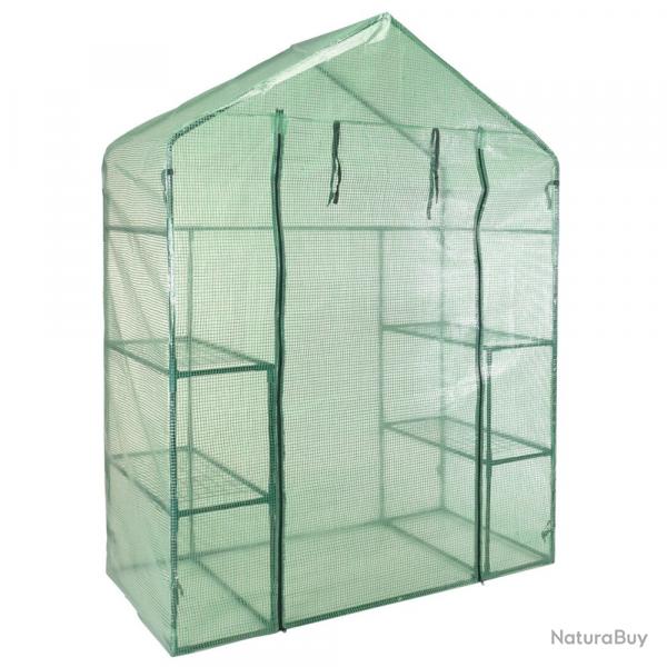 Serre de jardin 4 tagres 143 x 73 x 195 cm
