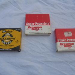 Lot cartouches CO2 vintage