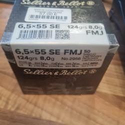 SELLIER&BELLOT MUNITIONS 6.5X55 SE