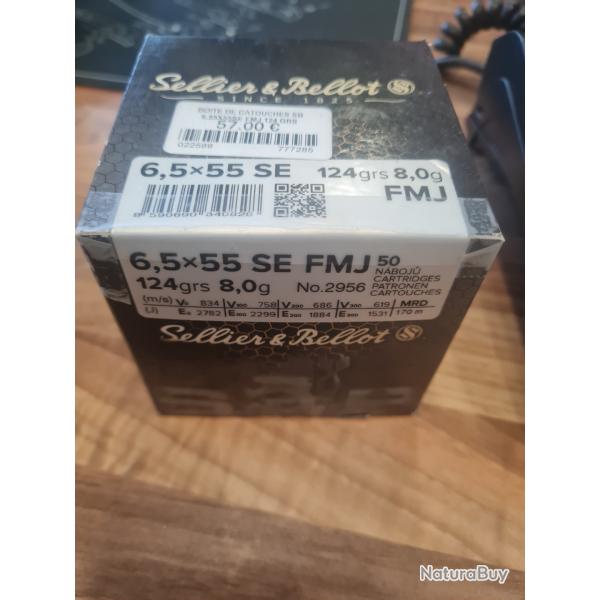 SELLIER&BELLOT MUNITIONS 6.5X55 SE