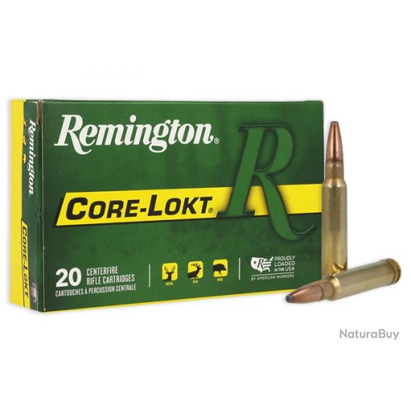 Munitions REMINGTON Cal.280 rem core lokt tipped 140gr par 20