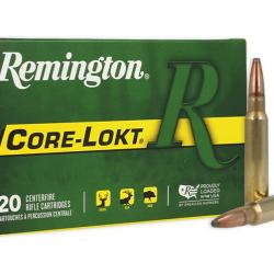 Munitions REMINGTON Cal.280 rem core lokt tipped 140gr par 60