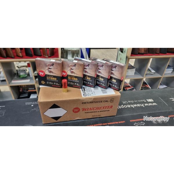 2 btes de 10 cartouches Winchester cal 12 super speed