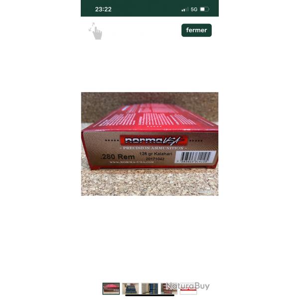 Balles norma 280 r