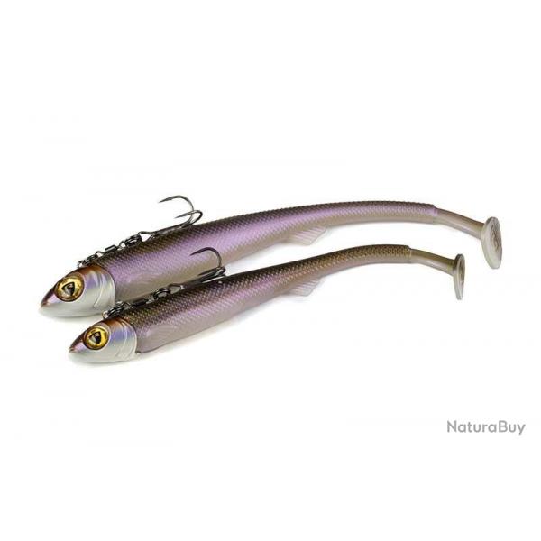Leurre Souple Fox Rage Pelagic Ready Rig Slick Fast 18cm 40g UV Wakasagi A l'unit 18cm
