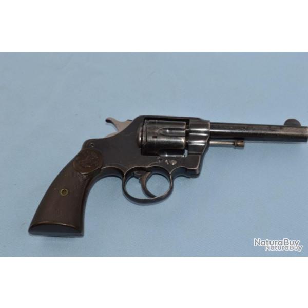 Revolver Colt 1895 tardif de 1907 avec sa lettre Colt, cal 41 LC.