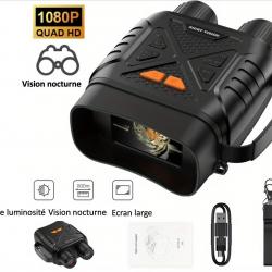 Jumelles à Vision Nocturne avec Zoom Numérique 10X - Vision Infrarouge à Longue Portée INSKAM