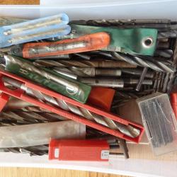 lot  de 260  mèches  de perceuse